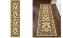 KM Home CLOSEOUT! 1330/1214/IVORY Navelli Ivory 2'2" x 8' Runner Rug